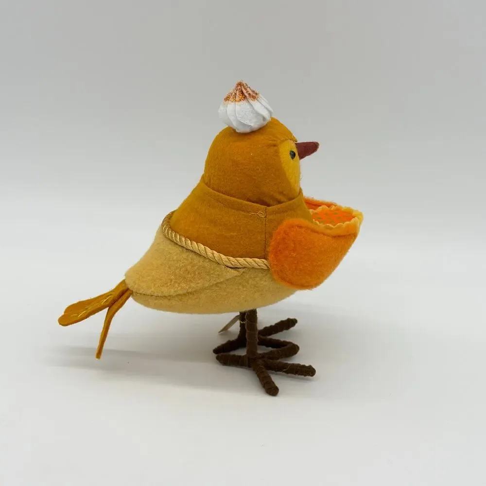 Target Featherly Friends Pumpkin Pie Bird WHIP Fall Thanksgiving Harvest NWT